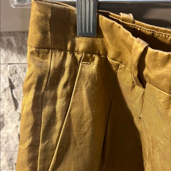 J. Crew high waist bronze colored sateen shorts size 2 - Picture 4 of 13